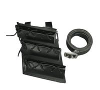MDFCZXP Medieval Three-Blade Sword Belt - Faux Leather Back Sword Frog - for Fancy Dress Costume Accessory Frog Holder