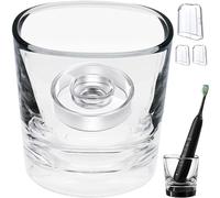Mdforme Replacement Charger Glass Cup + Stand Bundle Kit for Philips Sonicare Charger Base HX9100 CBA1001 CBA2001 CBA3001, Charging HX9300 HX9900 Series Electric Toothbrush (Quality as Original)