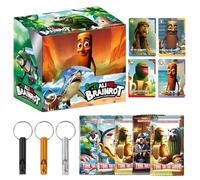 MDFULXG Brain Red Cards, Italian Brain Red Cards, Box of 36 Bags with 8 Cards, C