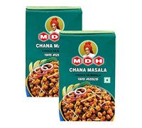 MDH Chana Masala 100g (Pack of 2) - An Important Ingredient In Chana - Aromatic & Flavourful Blend Of Spices - Spices Mix Curry Masala Recipe Mixes Casserole Seasoning Herbs