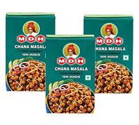MDH Chana Masala 100g (Pack of 3) - An Important Ingredient In Chana - Aromatic & Flavourful Blend Of Spices - Spices Mix Curry Masala Recipe Mixes Casserole Seasoning Herbs