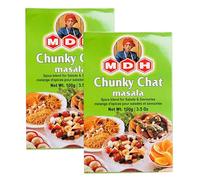 MDH Chunky Chat Masala - 100g (Pack of 2) | Tangy and Flavorful Spice Blend | Perfect for Salads, Snacks, and Indian Street Food