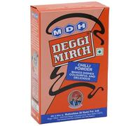 MDH Deggi Mirch 100g (Pack of 1)- Enhances the flavours of the meal - A must-have Indian Spice Red Chilli Powder in the kitchen - Spices Mix Curry Masala Recipe Mixes Casserole Seasoning Herbs