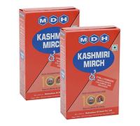 MDH Kashmiri Chilli Powder 100g (Pack of 2) - Adds Taste And Flavour To Meal - Must have Indian Spice Powder In Kitchen - Spice Powder Curry Masala Recipe Mix Casserole Seasoning Herbs