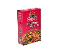 MDH Kitchen King Masala 100g - Enhances the flavours of the meal (Pack of 1) - Spices Mix Curry Masala Recipe Mixes Casserole Seasoning Herbs - Ideal for vegetable dishes with soft curry
