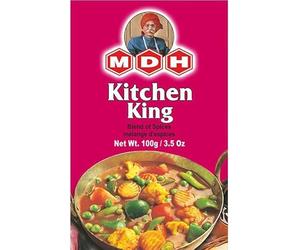 MDH Masala Combo Pack - 18 Assorted Indian Spice Mixes | authentic taste and aroma, making cooking quick, flavorful,Great for Indian households (Pack of 2, Kitchen King Masala)