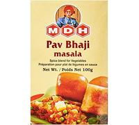 MDH Pav Bhaji Masala 100g (Pack of 1) - An Important Ingredient In Pav Bhaji Dish - Aromatic & Flavorful Blend Of Spices - Spices Mix Curry Masala Recipe Mixes Casserole Seasoning Herbs