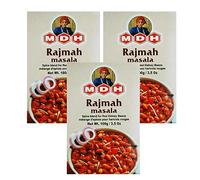 MDH Various Seasoning Masala Powder - Spices Mix Curry Masala Recipe Mixes Casserole Seasoning Herbs - Aromatic & Enhances the flavor of the meal (Rajmah Masala (100g), Pack of 3)