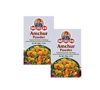 MDH Various Seasoning Masala Powder - Spices Mix Curry Masala Recipe Mixes Casserole Seasoning Herbs - Aromatic & Enhances the flavor of the meal (Amchoor Powder (100g), Pack of 2)