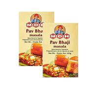 MDH Various Seasoning Masala Powder - Spices Mix Curry Masala Recipe Mixes Casserole Seasoning Herbs - Aromatic & Enhances the flavor of the meal (Pav Bhaji Masala (100g), Pack of 2)