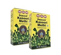MDH Various Seasoning Masala Powder - Spices Mix Curry Masala Recipe Mixes Casserole Seasoning Herbs - Aromatic & Enhances the flavor of the meal (Kasuri Methi (25g), Pack of 2)