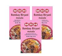 MDH Various Seasoning Masala Powder - Spices Mix Curry Masala Recipe Mixes Casserole Seasoning Herbs - Aromatic & Enhances the flavor of the meal (Biryani Bombay Masala (100g), Pack of 3)