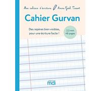 MDI Mes cahiers d'écriture Cahier Gurvan 2,5mm: Des repères bien visibles pour une écriture facile !