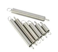 Mdingbao-Extension Springs 304 Stainless Steel Tension Spring Small Micro Coil Dual Hook Wire Diameter 0.5mm OD 5mm Length 15/30/40/50mm,10pcs good stretching ability(40mm)