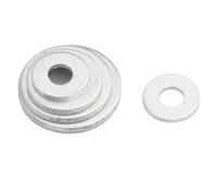 Mdingbao-Flat Washers M15 M16 M17 M18 M20 M21 Aluminum Flat Washers Sealing Ring Gaskets Plug Oil Seal Thickness 1 1.5 2 3mm, Washers, corrosion and durable(M20x30x1.5mm,50Pcs)