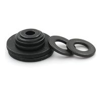 Mdingbao-Flat Washers M2 M2.5 M3 M4 M5 M6 M8 M10 M12 M14 M16 M18 M20 M22-M45 Grade 8.8 Black Carbon Steel Flat Washer Plain Gasket, corrosion and durable(M20x60x4 x 2pcs)