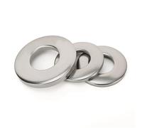 Mdingbao-Flat Washers M3-M12 Stainless Steel Circular Elastic Wave Corrugated Metal Washers Concave-convex Dish-shaped Spring Gaskets, corrosion and durable(Disc Washer,M4 (100Pcs))