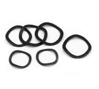 Mdingbao-Flat Washers M3 M4 M5 M6 M8 M10 M12 M14 M16 M19 M21 M24 M27 M30 M34 M38 M40 M50 Black Steel 65MN Three Wave Washers Spring Washer, corrosion and durable(10pcs M30x39)