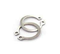 Mdingbao-Flat Washers M6 M8 M9 M10 M12 M13 M14 M15 M16 304 Stainless Steel Bearing C Type External Circlip Shaft Retaining Snap Ring Washer, corrosion and durable(5pcs M25)