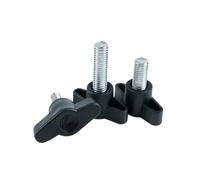 Mdingbao-Hex Bolts M6 M8 T Type Nylon Plastic Head Handle Thumb Screw Bakelite Bolt Head Diameter 36mm, 3/5PCS, Strong wear resistant (Color : 35mm, Size : M6 5pcs)