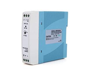 MDINR-20-24 Industrial Power Supply DIN Rail Mount 60W 24V DC 1A AC to DC Converter for PLC Control Systems CNC Machines and Industrial USB Hubs