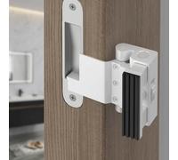 Mdkave Portable Door Reinforcement Lock for Travel,Home Security Door Lock-No Drilling Security Flip Deadbolt Door Latch-Fits Inward Opening Doors, Apartment, Hotel,Travel,Prevents Unauthorized Entry