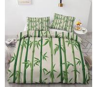 MDKLXIDF King Size Duvet Cover Bamboo Duvet Cover with Zipper Closure Microfiber Soft Breathable Quilt Cover 94.5x86.7 inch + 2 Matching Pillowcases 19x29 inch, for Adults Teenagers