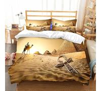 MDKLXIDF King Size Duvet Cover desert Duvet Cover with Zipper Closure Microfiber Soft Breathable Quilt Cover 94.5x86.7 inch + 2 Matching Pillowcases 19x29 inch, for Adults Teenagers