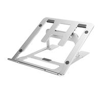 MDKSOUITY Aluminum Alloy Laptop Stand, Desktop Notebook Cooling Bracket, Foldable Portable Universal Laptop Holder with Heat Dissipation Design for 10-17 Inch Laptops