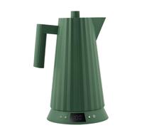 MDL21 Plisse / Plissé kettle with temperature control Alessi Green - 8003299494224