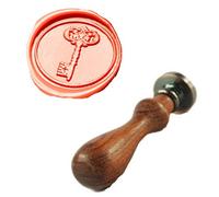 MDLG Vintage Key Custom Picture Logo Wedding Invitation Wax Seal Sealing Stamp Rosewood Handle Set
