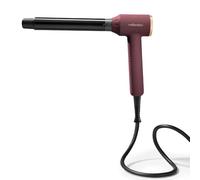 mdlondon CURL Hair Curling Wand (Berry). 4-in-1 Hair Curler with 10mm, 25mm, 32mm & Reverse Conical Barrels. Hair Waver with 14 Heat Settings, Carry Case & Mat - Genuine mdlondon Curling Iron