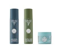 mdlondon The Numbers Hair Styling Bundle (The Festival) - Conditioning Heat Protection Spray & Volume Spray (2 x 200ml) with A Settling Finish Hair Clay (50g) for Effortless Waves