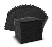 Mdlufee 125pcs 13x17.7 inch Disposable Black Tattoo Tablecloth,Tattoo Table Mats Towel Cleaning Pad Table Cover Cloth for Tattoo Supplies