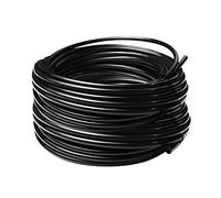 Mdlufee 30M/100FT Micro Irrigation Tube,I.D 4mm/O.D 7mm Black Supply Pipe，Drip Irrigation Line, Watering Tubing Hose for Garden Irrigation System
