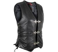 MDM Women's Sleeveless Gilet Black black - Black - L