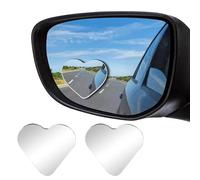 MDMDPYLCH 2 Pcs Car Blind Spot Mirrors, for FIAT Punto Evo dal 2005 360° Rotate Waterproof HD Crystal Glass Blindspot Convex Mirror