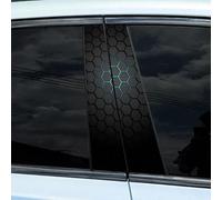 MDMDPYLCH Car B Pillar Stickers, for Mitsubishi Eclipse Cross Bj. ab 2018, Waterproof Vinyl Decals Self-Adhesive Anti-Scratch B Covers Car Exterior Styling Accessorie,E-normal