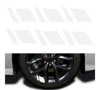 MDMDPYLCH Reflective Wheel Stripes Kit, for Hyundai Matrix Kona Genesis Ioniq Self-adhesive wear-resistant Car Wheel Rim waterproof Stickers Car Exterior Stickers,F-normal