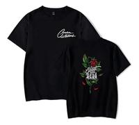 MDMLK Cameron Whitcomb Merch Shoot Me Dead T-Shirts Unisex, Crew Neck Short Sleeve, Street Fashion Clothing,Black,XL