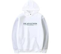 MDMLK Dean Lewis The Epilogue Album Hoodie Printed Long Sleeve Pullover, Comfy Casual Prints and Stylish Tops,White,S