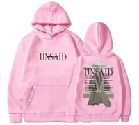 MDMLK Jessica Baio 2025 Tour Merch Hoodies, Breathable Long Sleeve Pullover, Comfy Casual Prints and Stylish Tops,Pink,M