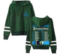 MDMLK Livingston A Hometown Odyssey 2025 Long Sleeve Pullover, Comfy Casual Prints And Stylish Tops,Green,XS