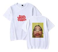 MDMLK Nina Chuba Glass Music T-Shirts Unisex, Crew Neck Short Sleeve, Street Fashion Clothing,White,XL