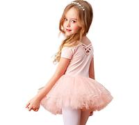 MdnMd Fly Short Sleeve Lace Dance Ballet, s1-ballet pink, 2-4 Jahre