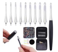 Mdoker Interchangeable Inline Crochet Hooks Set with Wooden Handle | 7 Inch Extra Long Crochet Hooks Ergonomic Streamlined Handle,Crochet Hook with Case Ideal for Craft DIY & Gift,3.5mm-8mm