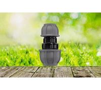 Mdpe Compression Straight Joiner Reducing 32mm - 25mm Coupling Pn10 Water Pipe Joiner