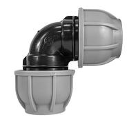 mdpe Elbow Compression Fittings for Water/Irrigation mdpe Water Supply Pipe (50mm) -2" Pack of 1