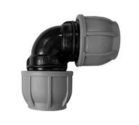 mdpe Elbow Compression Fittings for Water/Irrigation mdpe Water Supply Pipe (Pack of 1 or Pack of 5) (25mm (Pack of 5))