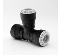 MDPE Pipe Fitting Push-Fit Tee 90 32mm